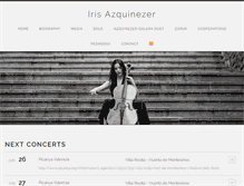 Tablet Screenshot of irisazquinezer.com